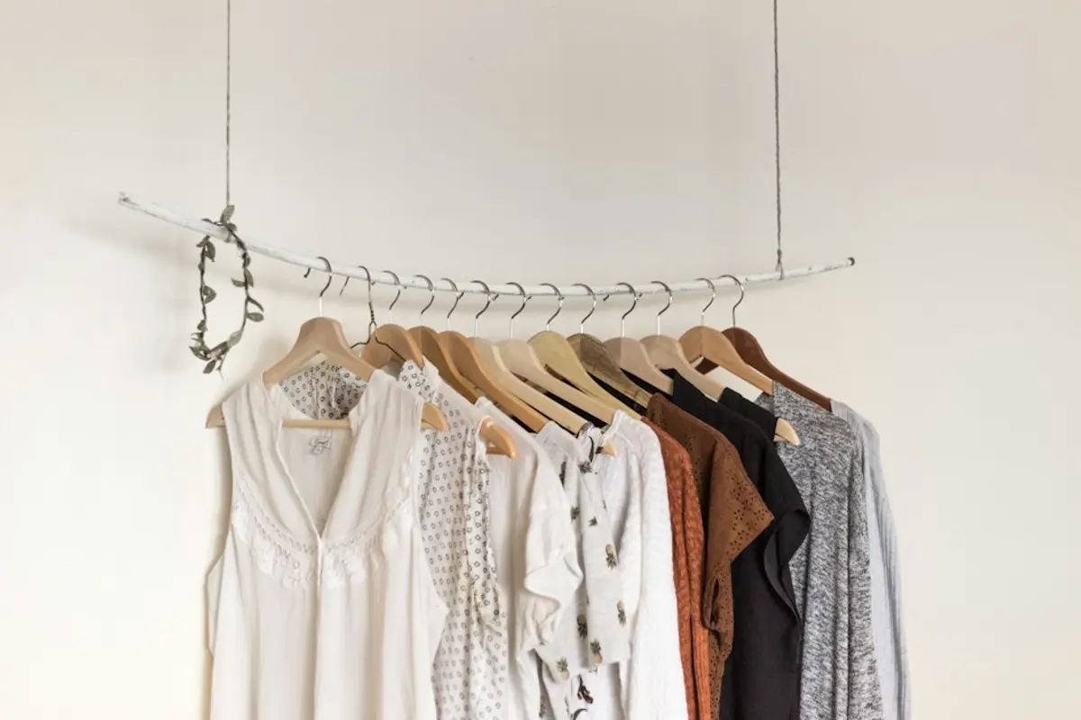 Stylish clothing on display representing fashion psychology for dating photos