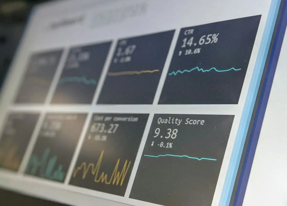 Smartphone showing dating app interface with AI elements