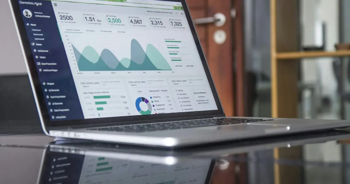 Success rate analytics dashboard with charts and graphs
