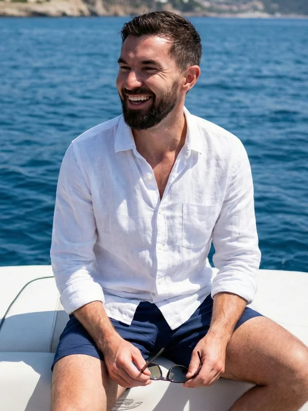 Lifestyle · Boat Day: Porträt in einem klaren Acryldisplay