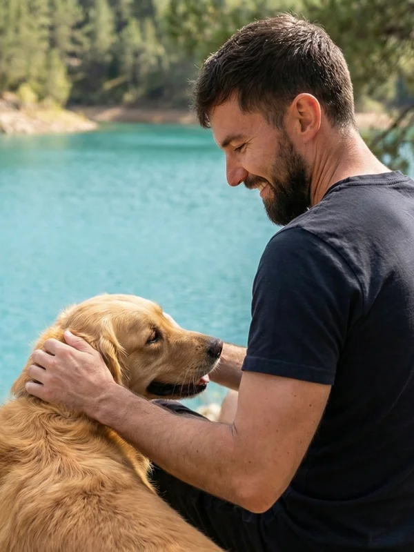 With Pets · Nature Bond: ritratto in una cornice di acrilico trasparente