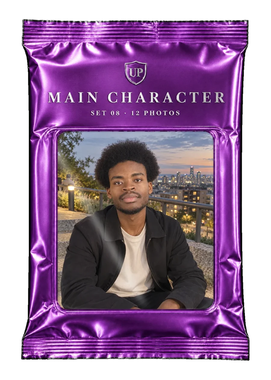 Sammelpack Main Character · 12 Fotos · Beispiele für Männer