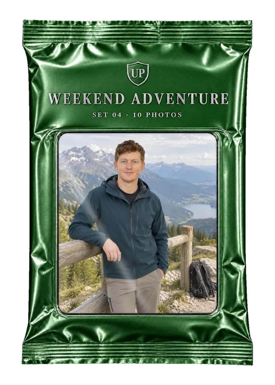 Pack de collection Weekend Adventure · 10 photos · exemples pour Hommes