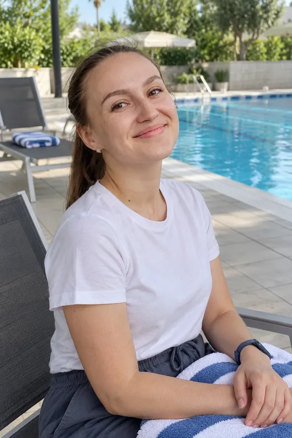 Pause am Pool