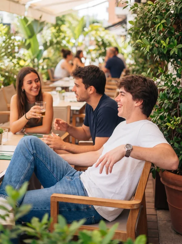 Social Proof · Restaurant Terrace