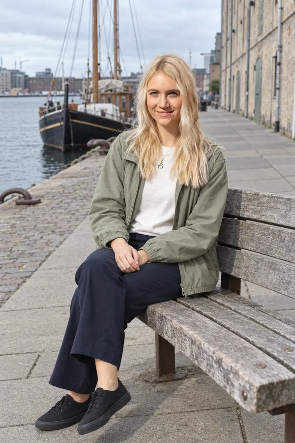 Kopenhagen am Wasser: Porträt in einem klaren Acryldisplay