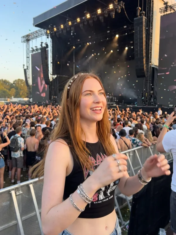 Festival · Concert Lights: Porträt in einem klaren Acryldisplay