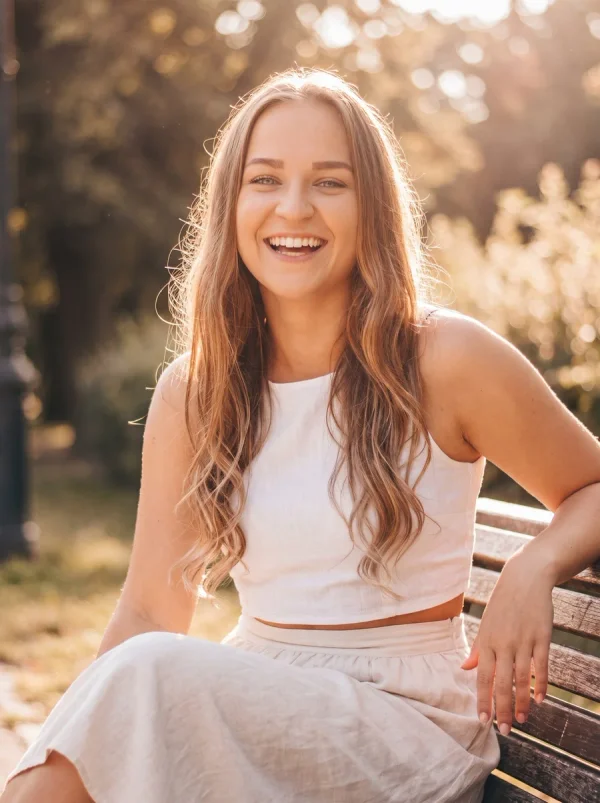 Portrait · Golden Hour: Porträt in einem klaren Acryldisplay