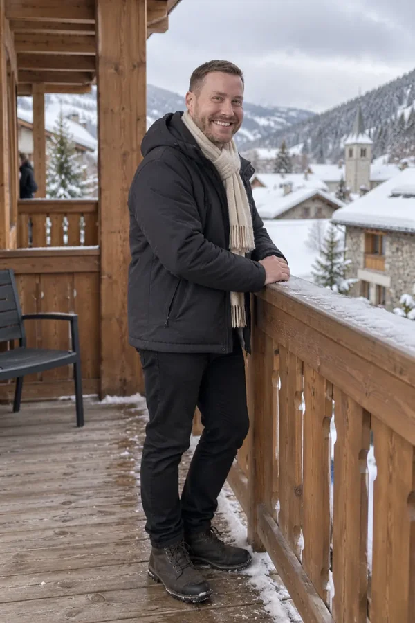 Ruhe auf dem Winterbalkon